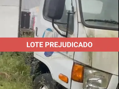 LOTE 008 - Caminhão Hyundai HD 80, fabricação/modelo 2021/2022, diesel, cor branca, carroceria fechada (sem chave)