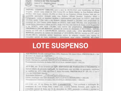 LOTE 001 - Imóvel 1