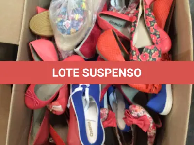 LOTE  - SAPATOS E BOLSAS FEMININOS