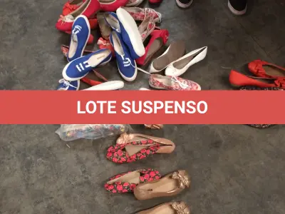 LOTE  - SAPATOS E BOLSAS FEMININOS