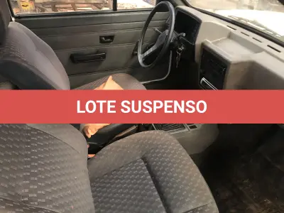 LOTE 015 - "VEÍCULO VW GOL 1000, ANO 1993/1994, BRANCO, PLACAS IHN-5386"