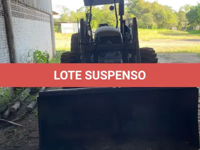 LOTE 057 - TRATOR, AGRALE 575.4 C/ PÁ CARREGADEIRA