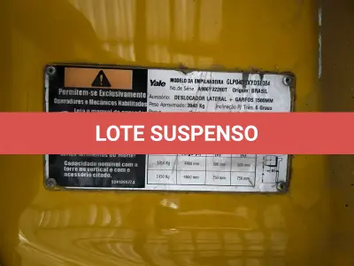 LOTE 126 - Empilhadeira Yale 