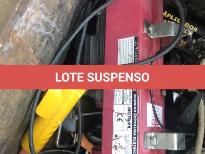 LOTE 001 - LOTE ENGLOBADO DE MAQUIINAS E EQUIPAMENTOS