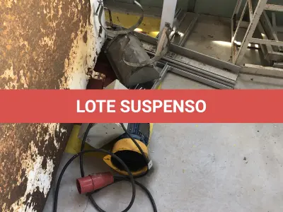 LOTE 001 - LOTE ENGLOBADO DE MAQUIINAS E EQUIPAMENTOS