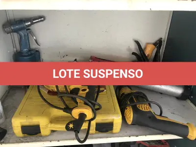 LOTE 001 - LOTE ENGLOBADO DE MAQUIINAS E EQUIPAMENTOS