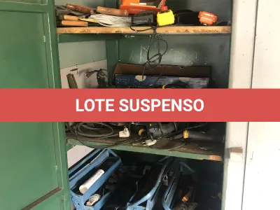 LOTE 001 - LOTE ENGLOBADO DE MAQUIINAS E EQUIPAMENTOS