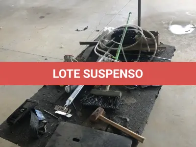 LOTE 001 - LOTE ENGLOBADO DE MAQUIINAS E EQUIPAMENTOS