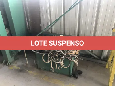 LOTE 001 - LOTE ENGLOBADO DE MAQUIINAS E EQUIPAMENTOS