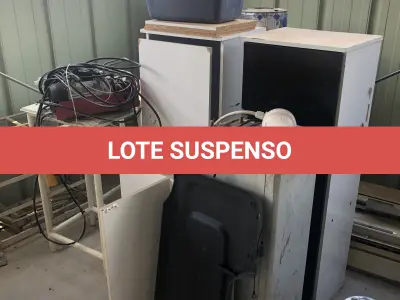 LOTE 001 - LOTE ENGLOBADO DE MAQUIINAS E EQUIPAMENTOS