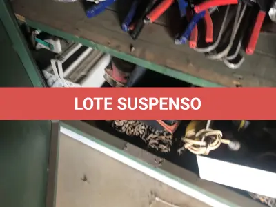 LOTE 001 - LOTE ENGLOBADO DE MAQUIINAS E EQUIPAMENTOS