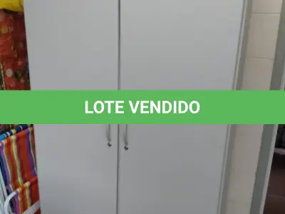 LOTE 06 - armários de escritório, cinza, marca proflex com duas portas