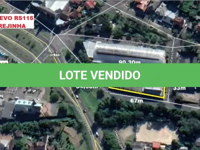 LOTE  - GRANDE IMÓVEL INDUSTRIAL NA ENTRADA DE IGREJINHA, COM 2.230,00M2 E ÁREA CONSTRUÍDA DE 1.240M2