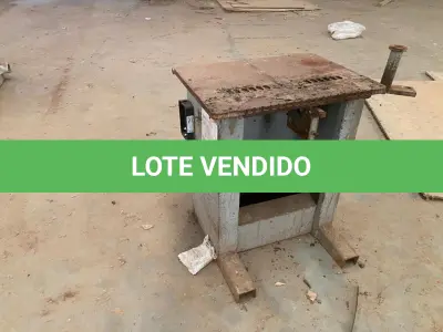 LOTE 001 - LOTE DE SUCATAS DE MAQUINAS