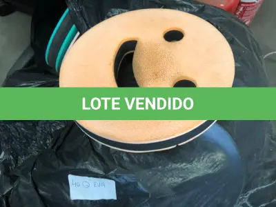 LOTE 097 - objetos de eva na forma de carinha