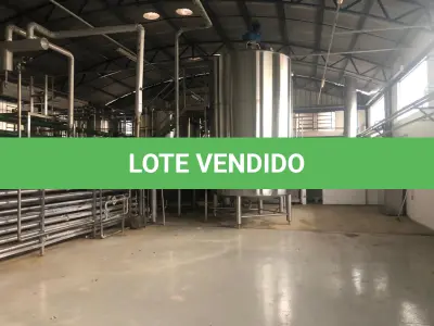 LOTE 1 - LANÇO JÁ RECEBIDO COM 25% DE ENTRADA E SALDO EM 24X COM CORREÇÃO DO IPCA PARA PLANTA INDUSTRIAL COM IMÓVEL E MÁQUINAS -COMPRA ENGLOBADA - LOTE COM PREFERENCIA