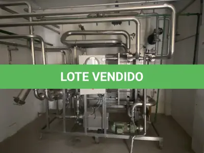 LOTE 019 - 01 Pasteurizador com trocador a placas e registrador gráfico analógico de 10.000 l/h
