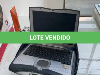 LOTE 10 - MÓVEIS EQUIPAMENTOS - vários itens junto ao prédio