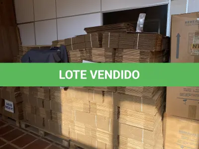 LOTE 058 - lote de caixas de papelao n.8, 4 e 3 sem uso