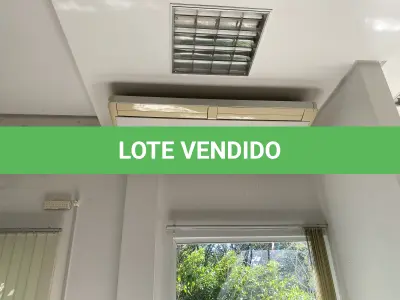 LOTE 10 - MÓVEIS EQUIPAMENTOS - vários itens junto ao prédio