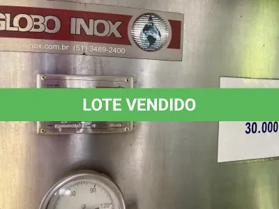 LOTE 002 - 02 Silo Vertical Globo Inox 30.000 litros