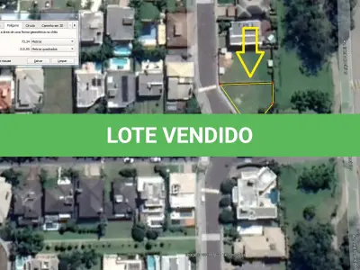 LOTE 1 - TERRENO ESQUINA NO COND. PORTO CORONADO EM CAPÃO DA CANOA (LOTE A VISTA)