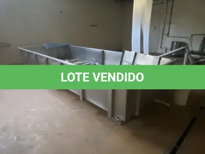 LOTE 025 - 07 Tanque de inox para salmora de queijo mussarela