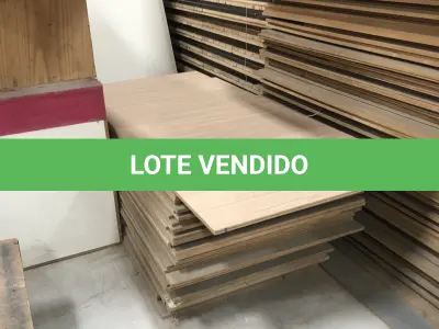 LOTE 020 - Lote com placas em mdf e compensado novas 