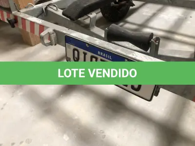 LOTE 014 - Reboque para barco placa QIC3D25