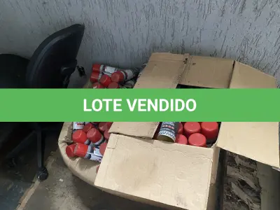 LOTE 10 - MÓVEIS EQUIPAMENTOS - vários itens junto ao prédio