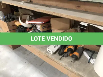 LOTE 017 - Grampeadeiras, alicates, esmerilhadeira e etc  