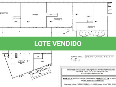 LOTE 1 - LOTE EMGLOBADO DE TODOS OS ITENS DO LEILÃO (IMOVEIS E MAQUINAS) OBS: ESSE LOTE POSSUI PREFERENCIA SOBRE OS INDIVIDUIAS