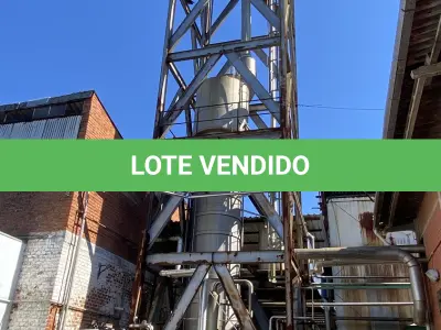 LOTE 001 - Tanques de extração de cor – Sistema de filtro à vácuo – Sistema de centrífuga e extração de óleo- Tanques de concentração – Câmara frigorífica – Tanque reservatório – etc
