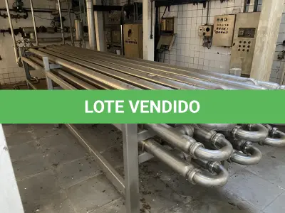 LOTE 001 - Tanques de extração de cor – Sistema de filtro à vácuo – Sistema de centrífuga e extração de óleo- Tanques de concentração – Câmara frigorífica – Tanque reservatório – etc