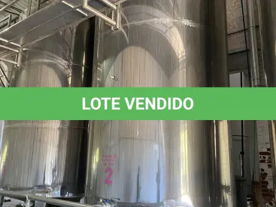 LOTE 001 - Tanques de extração de cor – Sistema de filtro à vácuo – Sistema de centrífuga e extração de óleo- Tanques de concentração – Câmara frigorífica – Tanque reservatório – etc