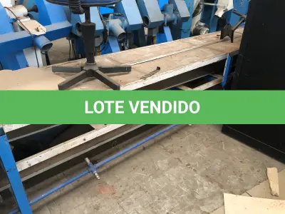 LOTE 029 - esteira dupla baixa faltando peças