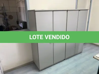 LOTE 502 - 2 armarios de madeira com 2 portas