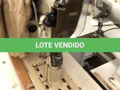 LOTE 327 - 3 máquinas de costura Pfaff