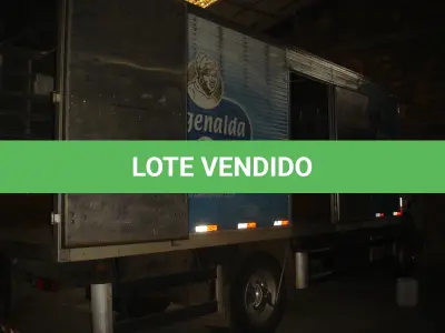 LOTE 047 - Caminhão Mercedes Atego 1719 ano 2012, pl ITY6474 cor branca com baú de metálico