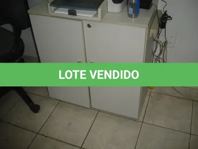 LOTE 019 - impressora HP e 2 telefones sem fio e balcão pequeno