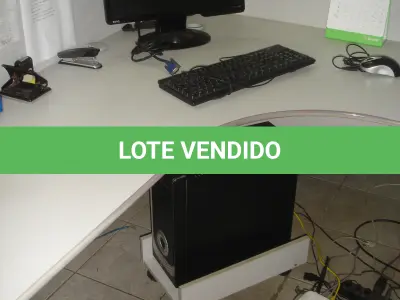 LOTE 018 - cpu, monitor, teclado, mouse, 2 estabilizadores