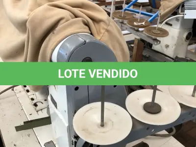 LOTE 323 - 3 máquinas de costura Pfaff