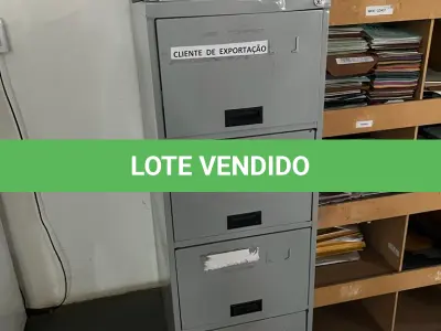 LOTE 019 - arquivo de aço 4 gavetas