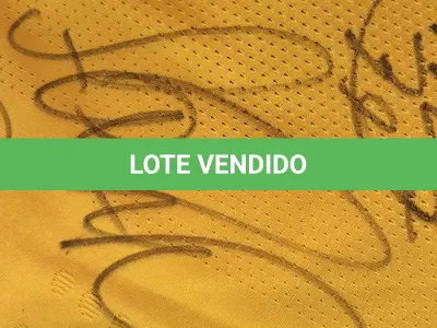 LOTE 001 - CAMPANHA DE DOAÇÃO - LEILÃO DE CAMISA DO JOGADOR TIAGO SILVA DA SELEÇÃO BRASILEIRA AUTOGRAFADA POR TODOS OS JOGADORES - CAMISA COM O LEILOEIRO A DISPOSIÇÃO PARA VISITAÇÃO - AJUDAR ESSA NOBRE CAUSA NÃO TEM PREÇO - PARA CADASTRO RÁPIDO CONTATE O LEILOEIRO 51.991165051