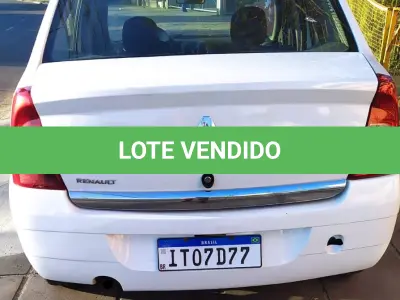 LOTE 001 - RENAULT Logan 2013  Expression  1.6 completo