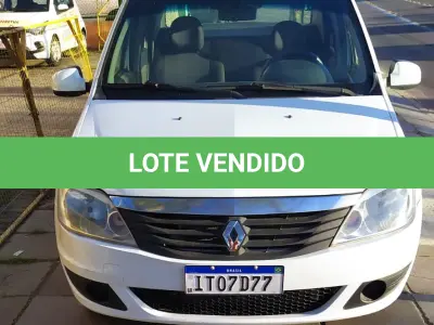LOTE 001 - RENAULT Logan 2013  Expression  1.6 completo