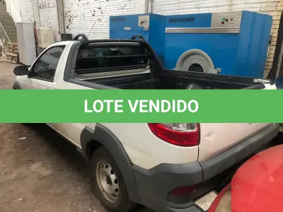 LOTE 000 - FIAT/STRADA WORKING, COR BRANCA, ANO 14/15