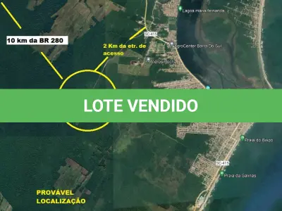 LOTE 000 - ÁREA EM ARAQUARI/SC - 947.090 M2