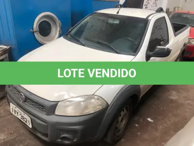 LOTE 000 - FIAT/STRADA WORKING, COR BRANCA, ANO 14/15