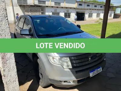 LOTE 095 - Uma utomovel Ford Edge V6 cor prata placas IRG3B69 2010/2010